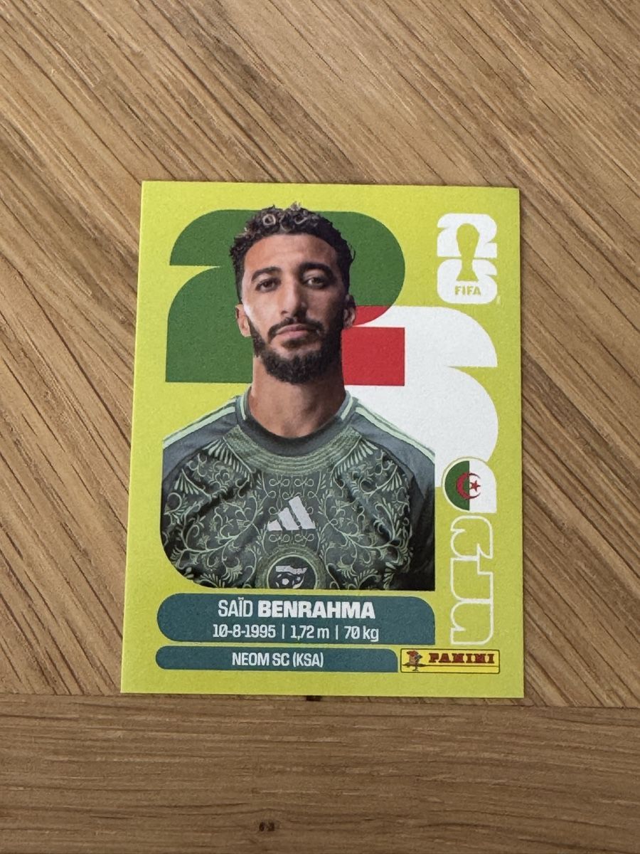Panini Carte collezionabili: Panini 2026 ALG 16 – Nuovo (secondo la descrizione) da Grand-Lancy venduto da cyr_n5ky
