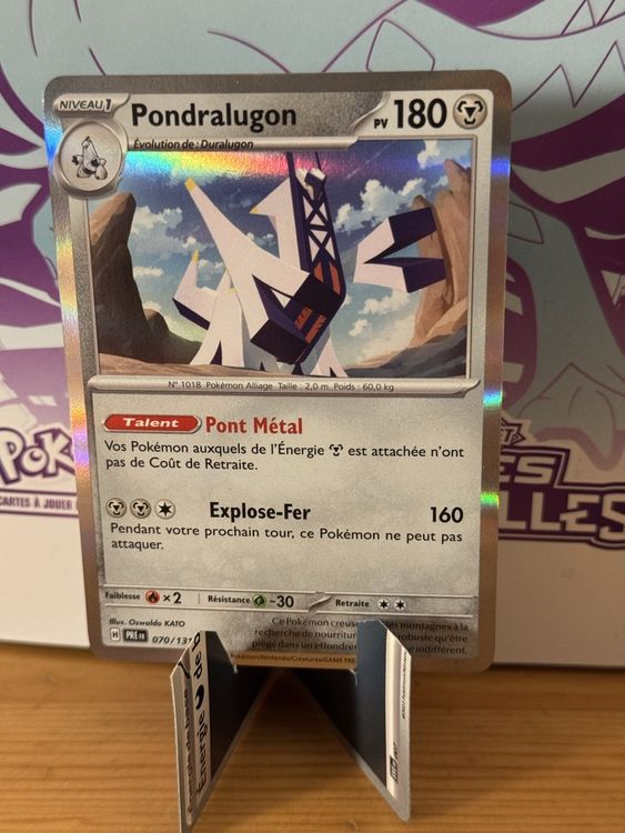 PONDRALUGON 070/131 - NEUF - HOLO REVERSE - CARTE POKEMON