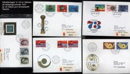 SUPER-Händlerlager FDC 543-693, 480 Stk. Sonderstempel(K284)