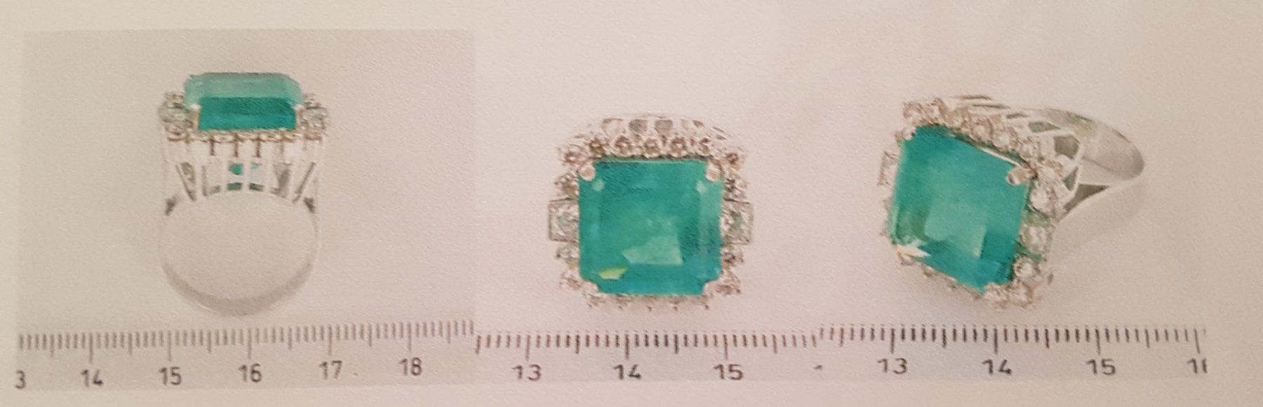 Anelli: Königlicher Ring Smaragd + Diamanten – Usato da KLOTEN venduto da Luxurious-Shop