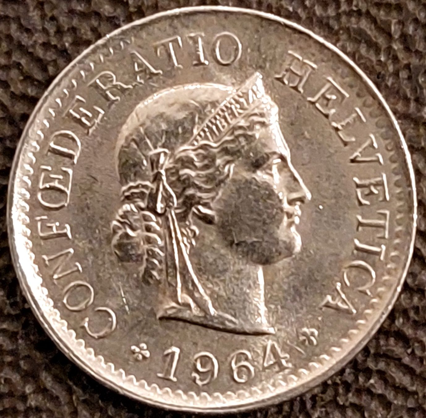 Tutti le monete: 5 Rappen 1964 – Usato da Arch venduto da coinsandmore