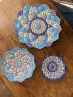 Ensemble de 3 plats persans Minakari – Artisanat d’Ispahan
