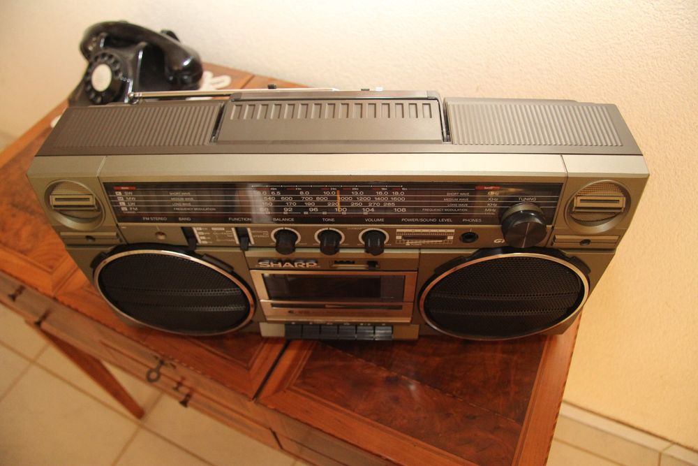 Radio K7 Stéréo Sharp GF-5757 - Années 80 - Excellent état