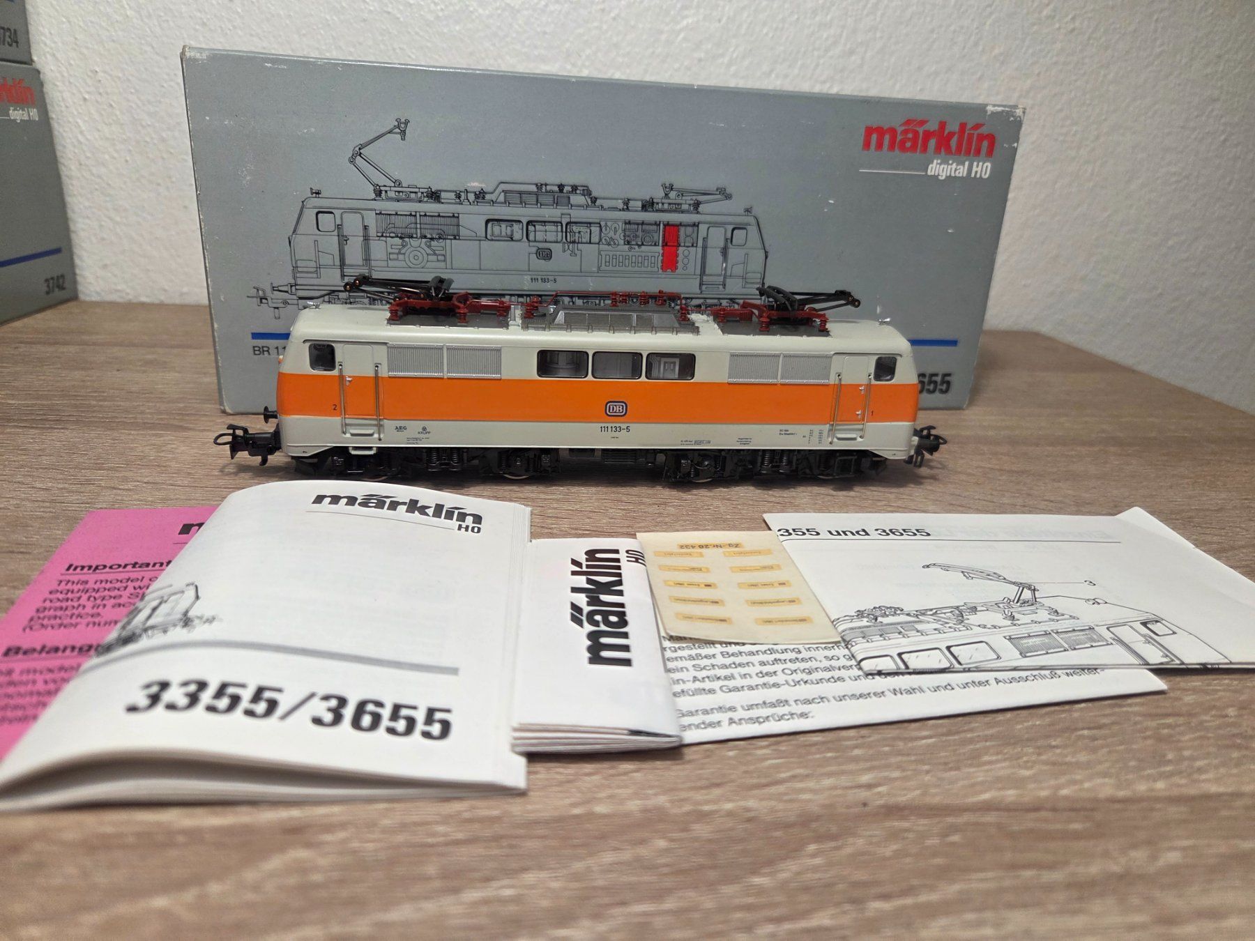 Märklin Modellini di ferrovie: Märklin 3655 E-Lok BR 111 DB Digital H0 – Usato da St-Aubin-Sauges venduto da Lo_Go 6