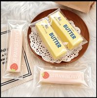 2er-Set Squishy NEU - Butter & Erdbeere – weich, süss
