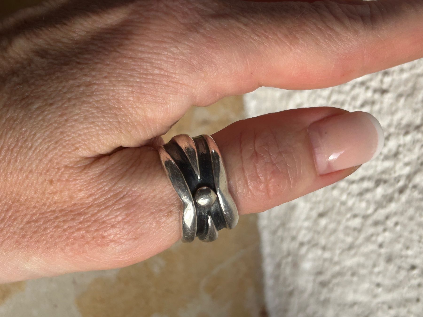 Anelli: Vintage Silber Ring (Grösse 61) – Usato da Dittingen venduto da Bellevista 1