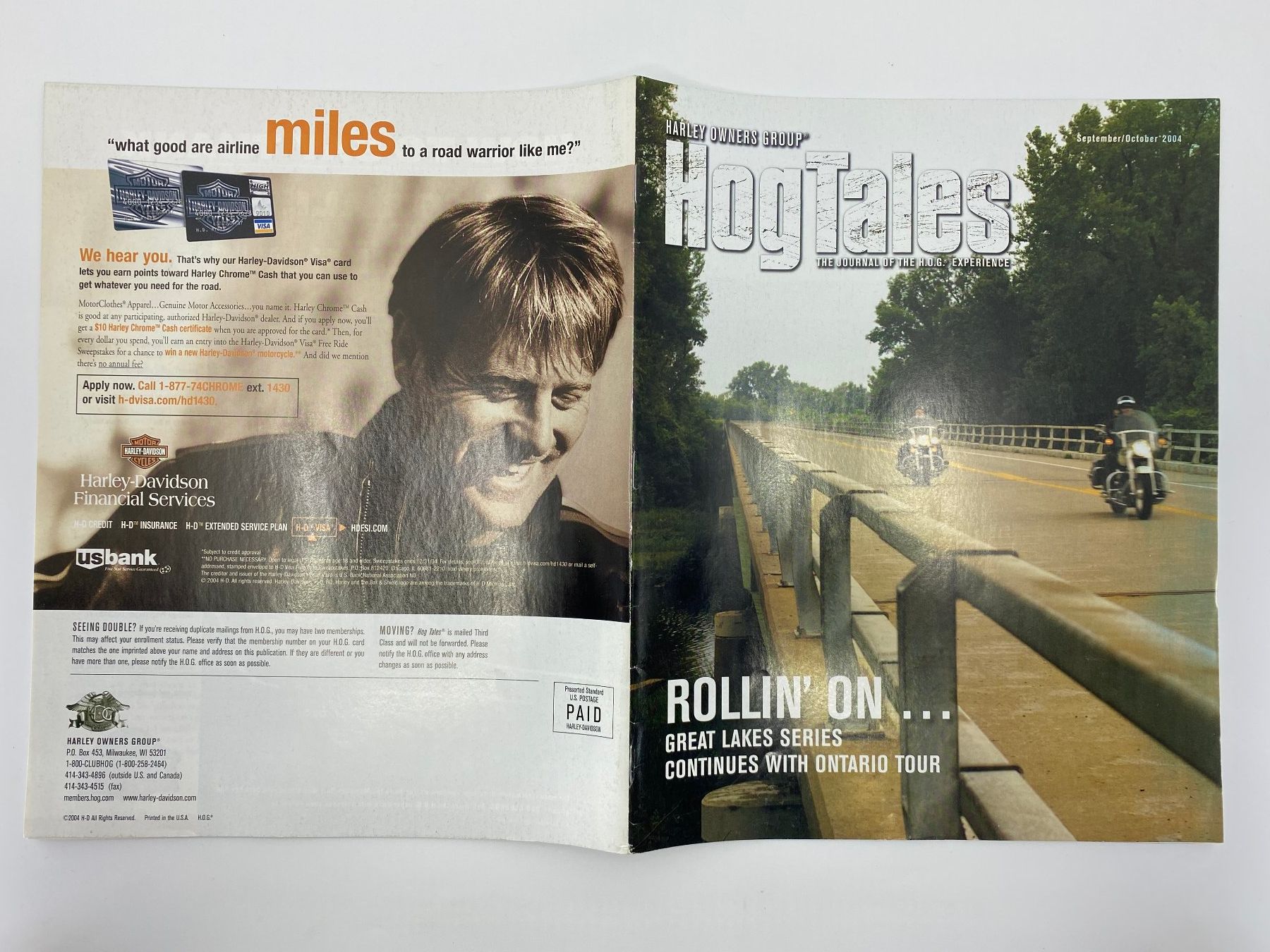 Riviste & Magazine: Harley Owners Group HOG Magazine  HogTailes 2003 - 2004 – Usato da Langwiesen venduto da Restposten-24 2