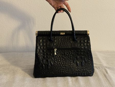 Elegante Lederhandtasche aus Italien – Neu & unbenutzt
