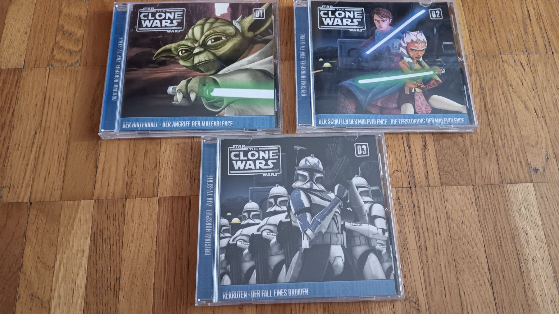 Audiolibri: Star Wars, Clone Wars Hörspiele CD 1-3, – Usato da Dietikon venduto da Rabia