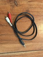 3,5-mm-Stereo-Klinke auf 2× Cinch (RCA) | 1 m 