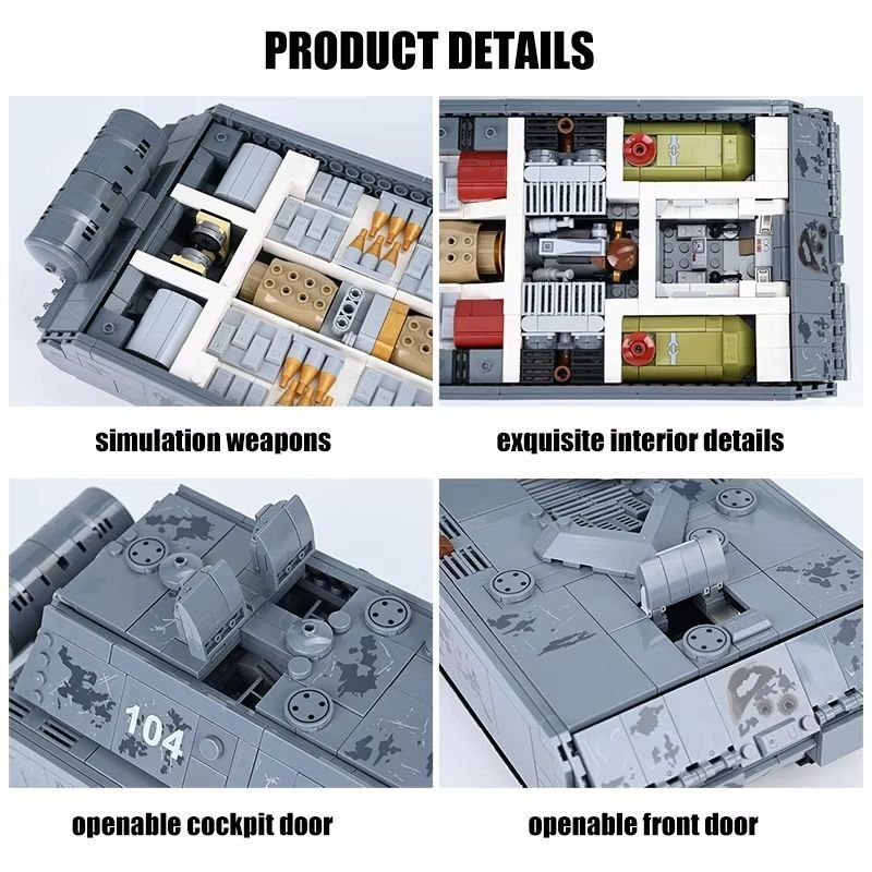 BlueBrixx Baukästen: Panzerkampfwagen VIII Maus - 2127 PCS – Neu (gemäss Beschreibung) aus Diessenhofen von ren_sb8w 2