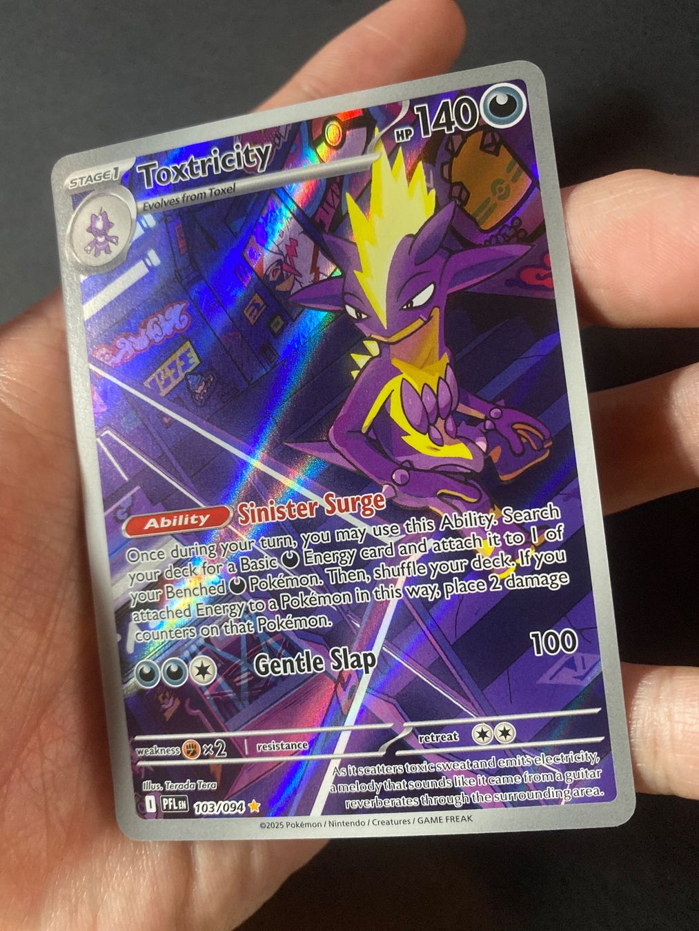 Pokémon Sammelbilder & Trading cards: Toxtricity 103 - Riffex - Phantasmal Flames - EN – Neu (gemäss Beschreibung) aus Hausen AG von Shrade 1