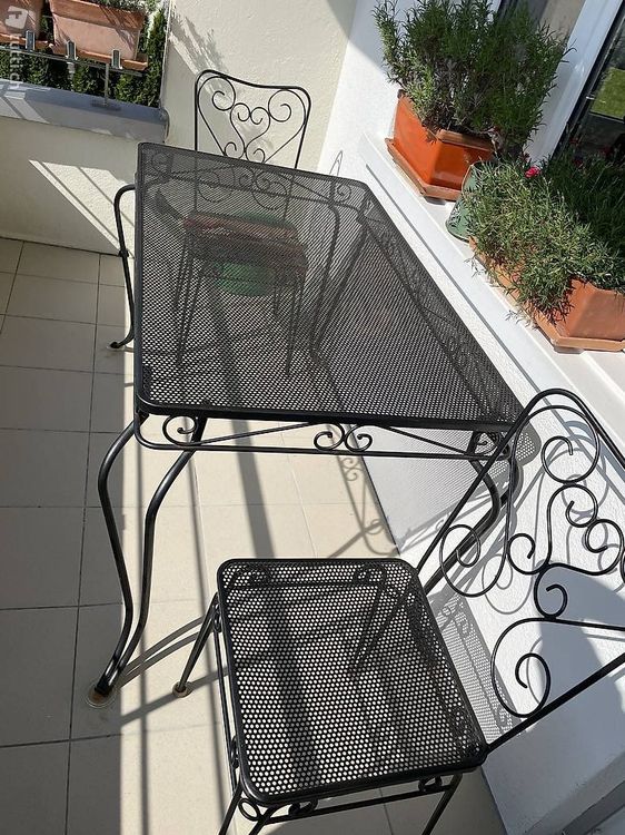 Garten / Balkontisch mit 4 Stühlen Kaufen auf Ricardo
