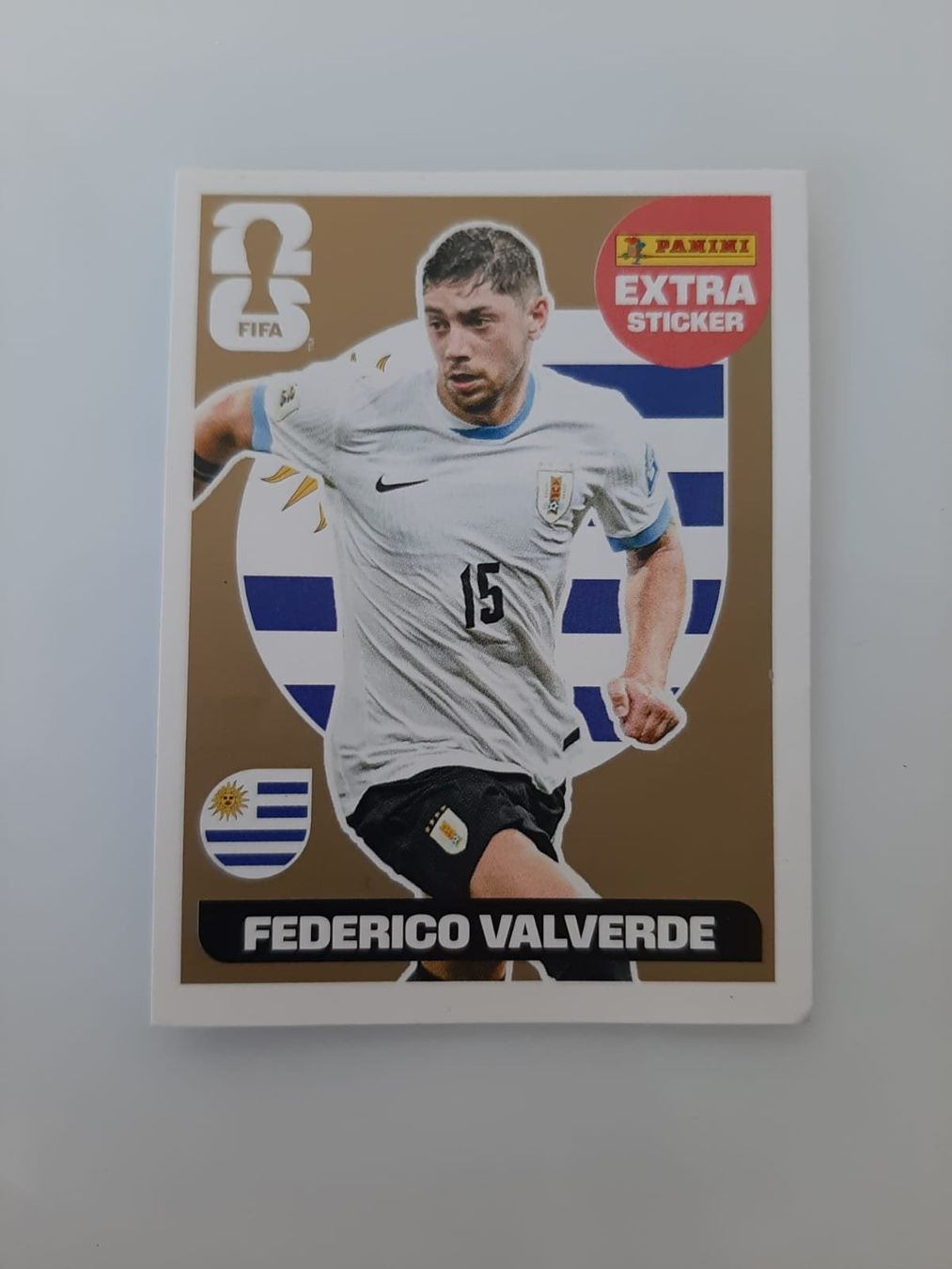 Panini Carte collezionabili: Panini Extrasticker Federico Valverde Gold! – Nuovo (secondo la descrizione) da Unterentfelden venduto da touby17