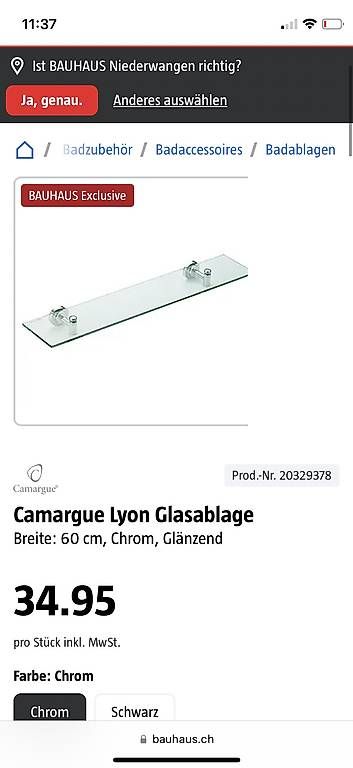 Regale: Glastablar – Gebraucht aus Boswil von Roman992