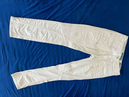 CIPO & BAXX Biker Jeans – Weiss – Moto Style – guter Zustand