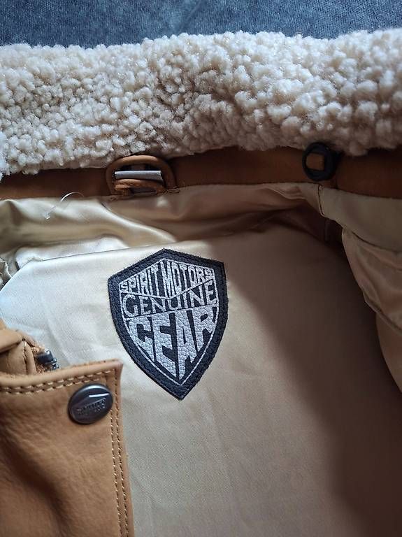 Giacche: Motorradjacke Leder beige, Grösse L – Usato da Oberkirch LU venduto da Carlchen 2