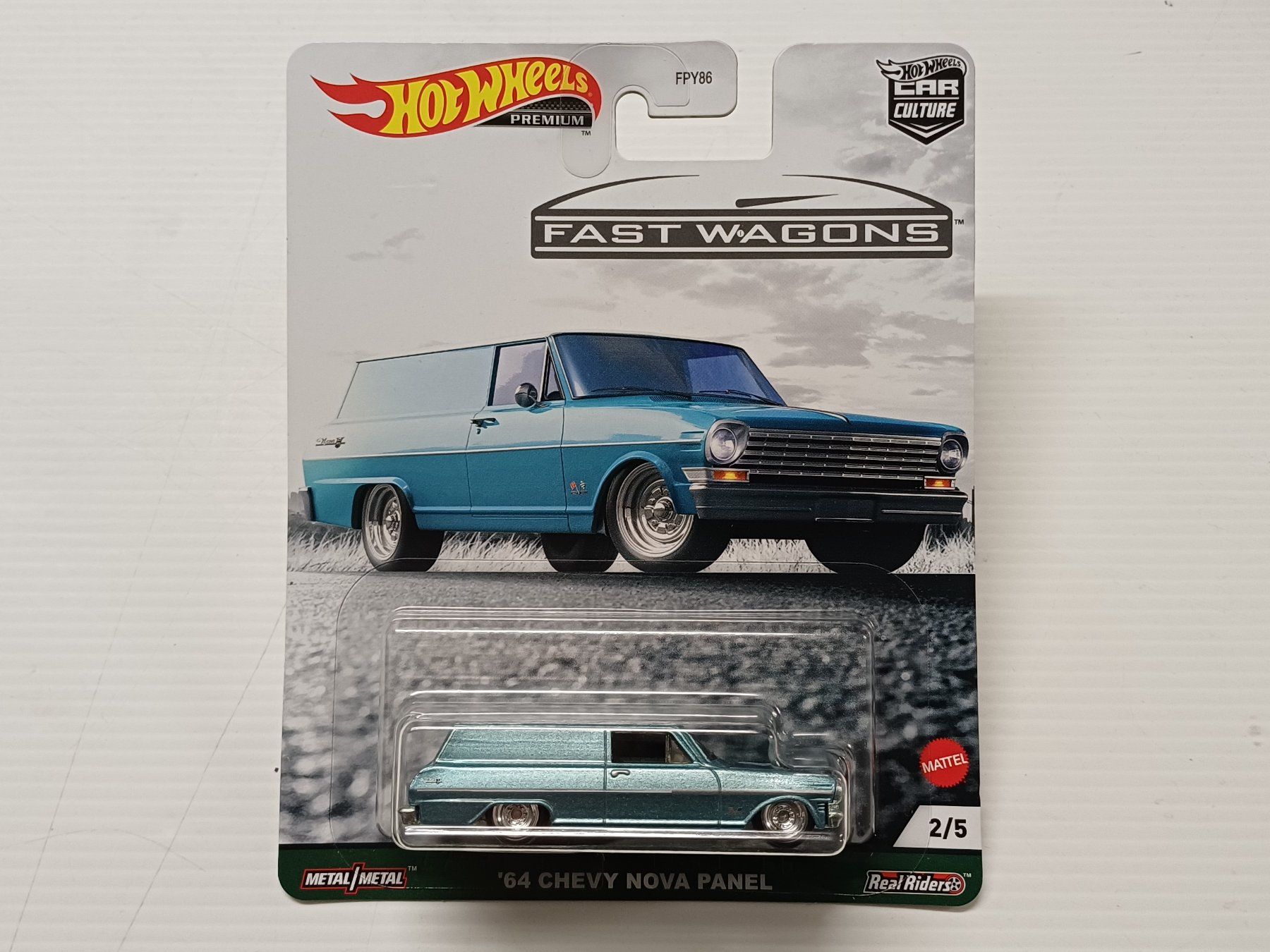 Hot Wheels Modellini d'auto: Hot Wheels Premium - Chevy Nova Panel Van – Nuovo e nell'imballaggio originale da Bichwil venduto da Viggen37