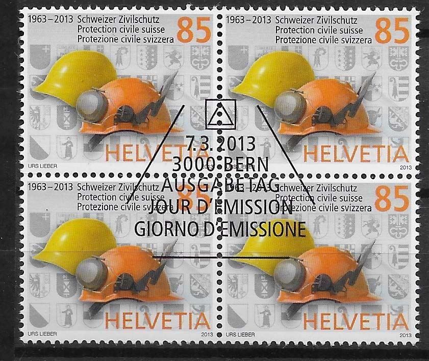 Tous les timbres: B1453 - Protection civile B4 1er jour – D'occasion à Trélex par Phil_Albert