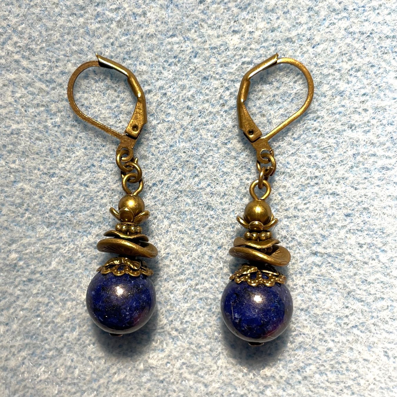Orecchini pendenti & Orecchini a lobo: NEU: Lapislazuli Ohrringe Bronze Vintage Optik – Nuovo e nell'imballaggio originale da Bellach venduto da Dreamer2501 1