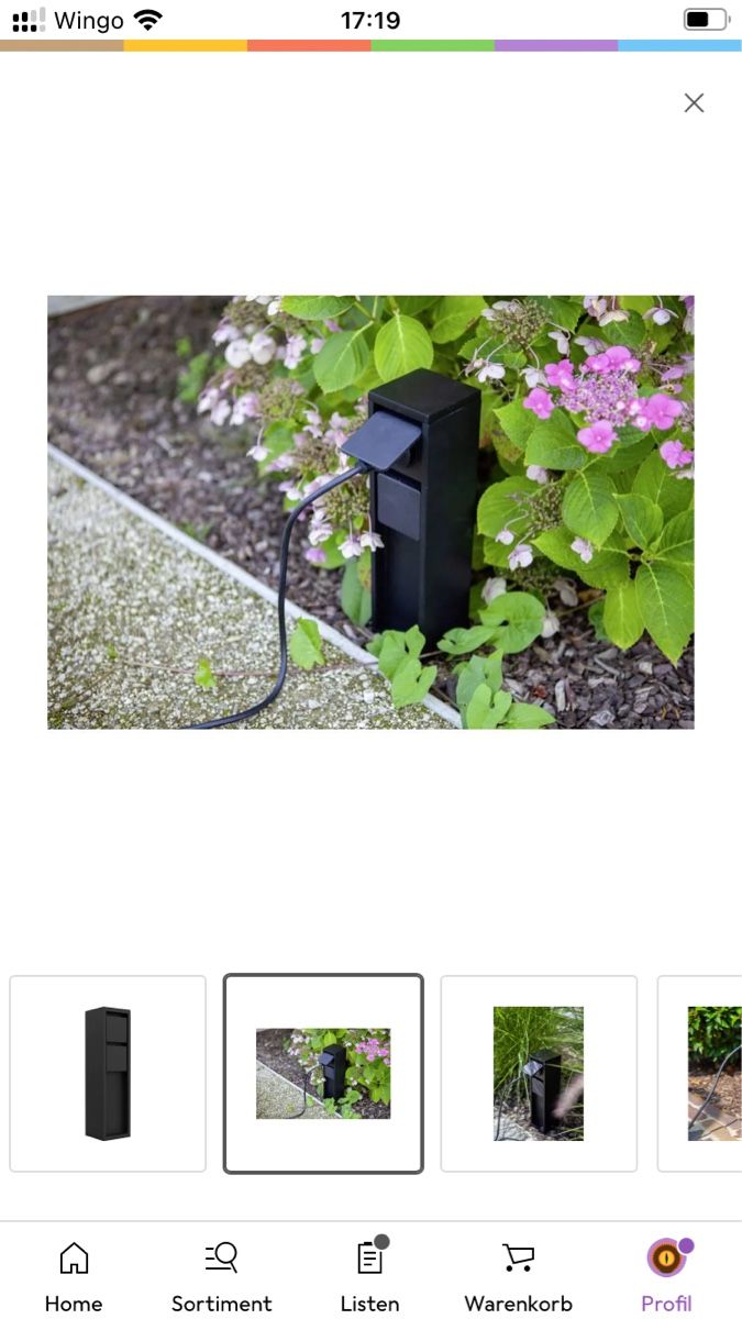 Spine: Lutec Gartensteckdosen (Neu) – Nuovo e nell'imballaggio originale da Luzern venduto da Fasel 3