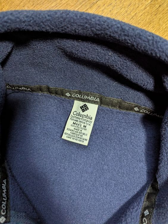 Vintage Columbia fleece dark blue size M (or L) (Gebraucht) in Lausanne ...