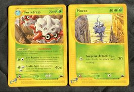Forretress & Pineco Skyridge Pokemon set - 56/144 & 85/144