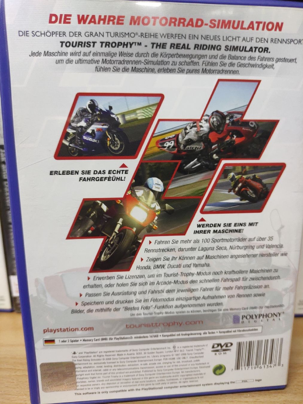 Sony Spiele: Tourist Trophy PS2 - Simulation Moto Réaliste! – Gebraucht aus fribourg von GameSpot 1