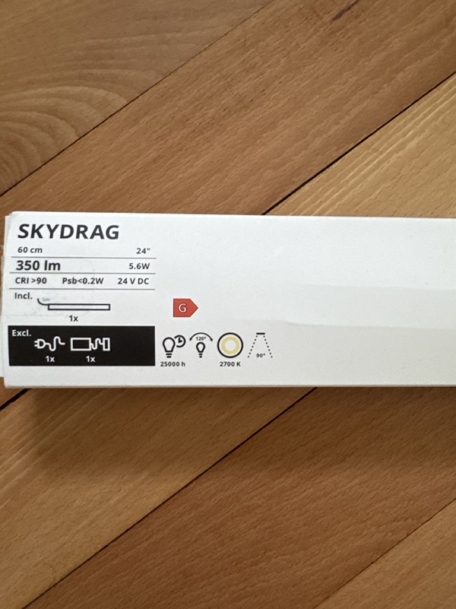 Ikea Lampen: SKYDRAg LED Leuchte 60 cm neu – Neu und originalverpackt aus Zürich von Laurin-11