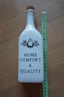 L. Bjerre Flasche 'Home Comfort' mit Korken Porzellan shabby