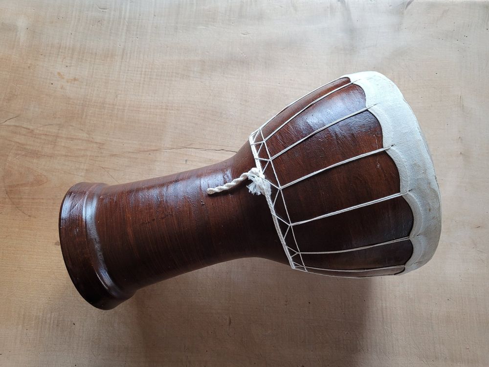 Schöne rare Darbuka, Darbouka, Dumbek, Doumbek, wohl Türkei Kaufen
