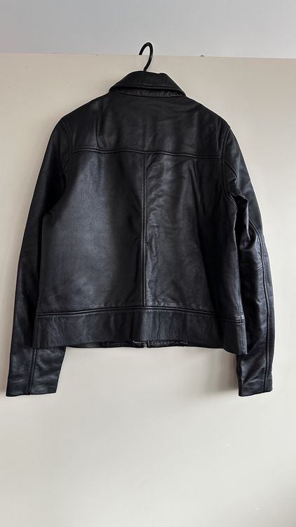 Giacche: Schwarze Echtlederjacke Gr. 42, neuwertig! – Nuovo (secondo la descrizione) da Winterthur venduto da -BeHappy24- 1