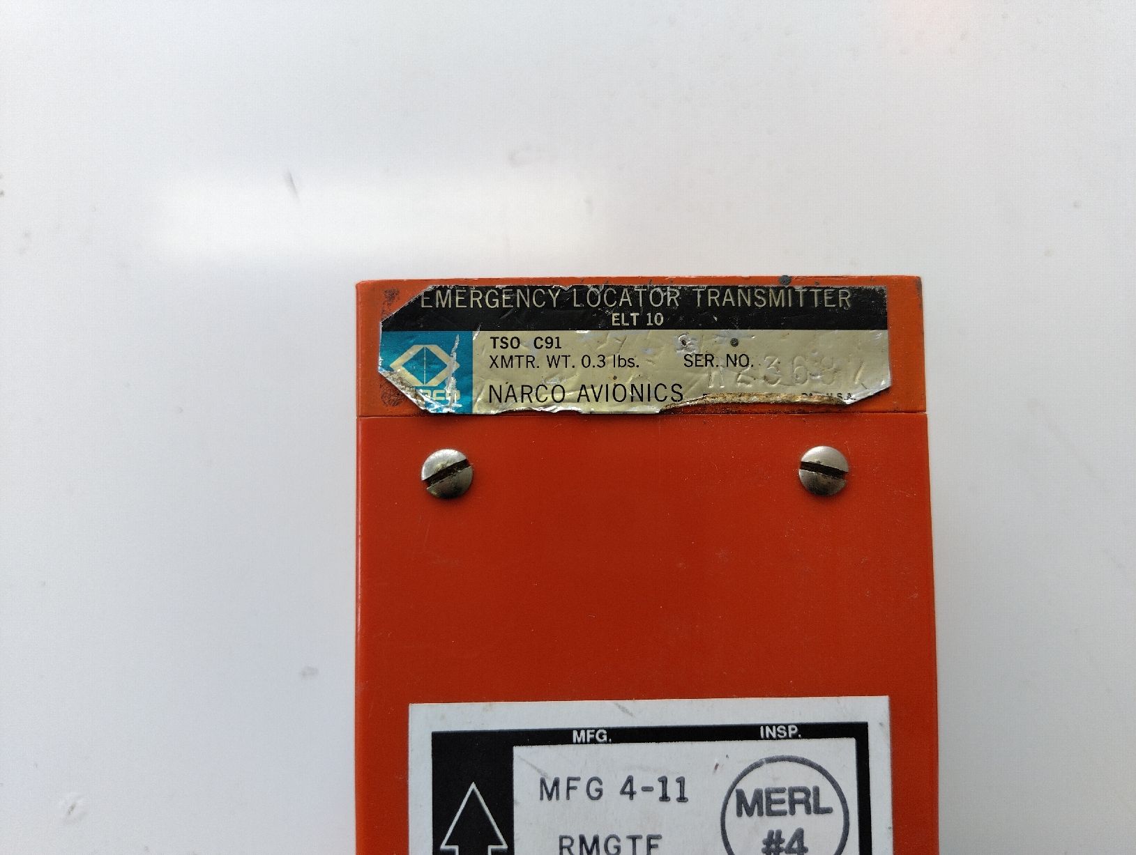 Radiocomunicazione: Notfall-Ortungssender ELT 10 von Narco Avionics, defekt – Difettoso da Neunkirch venduto da StadtOaseGmbH 1