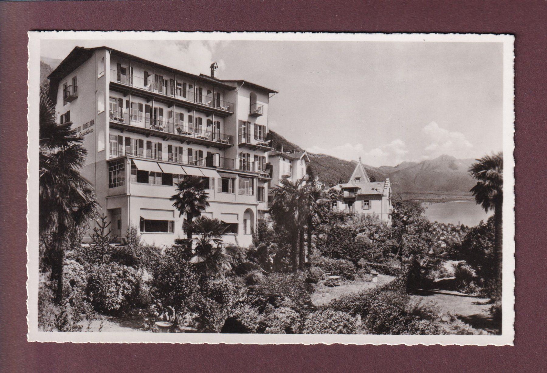 Cartoline postali: ORSELINA - Hotel – Usato da Pully venduto da nicecards