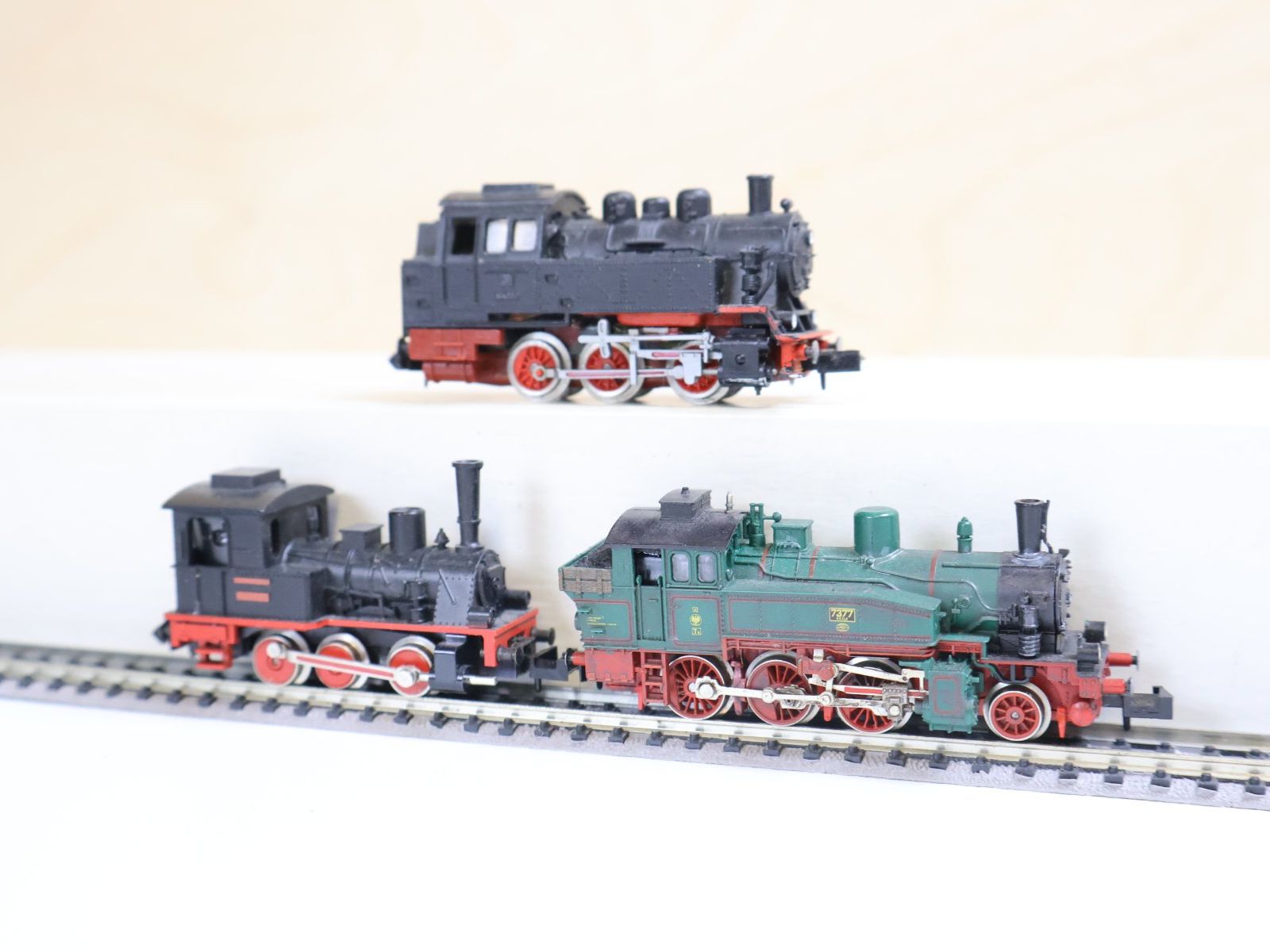 Trix Modellini di ferrovie: Minitrix/Fleischmann/Arnold 3 x schöne Dampfloks - Spur N – Usato da Winterthur venduto da Monstera