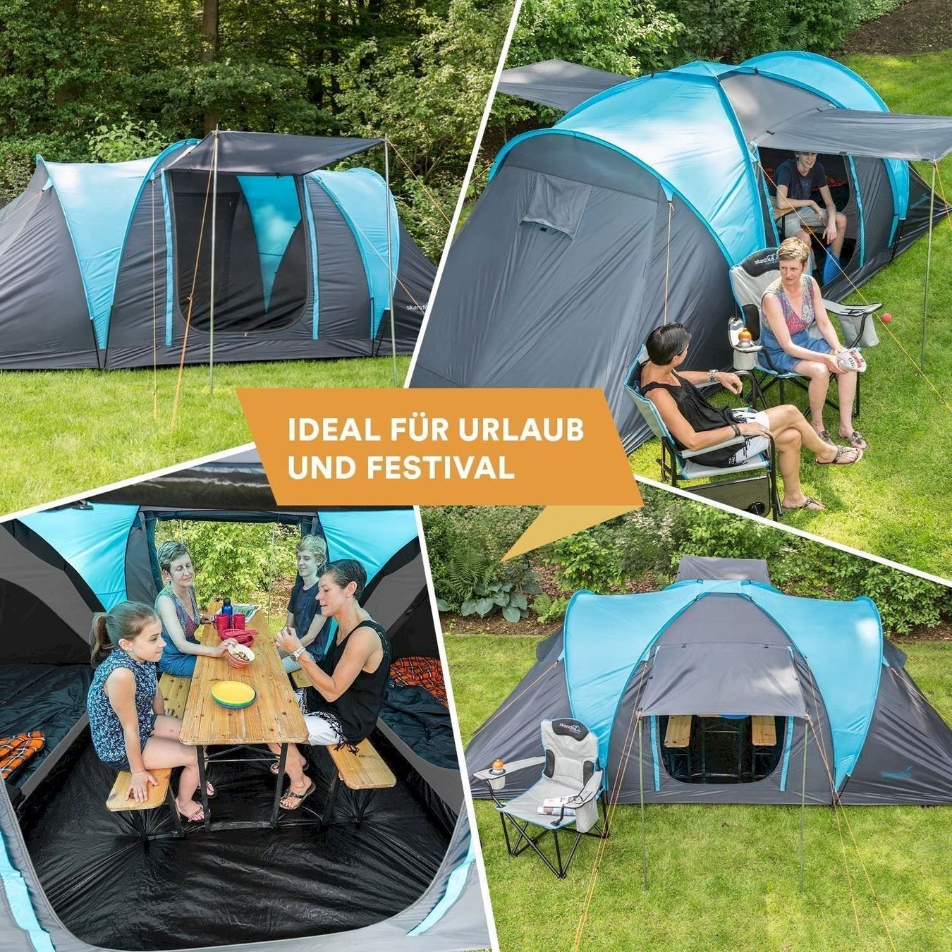 Tende : SKANDIKA Hammerfest 4 Sleeper Protect – Nuovo e nell'imballaggio originale da Bottighofen venduto da zaap 3