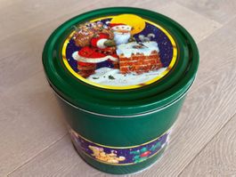 Grosse Blechdose/Guetzlidose Weihnachten/Samichlaus