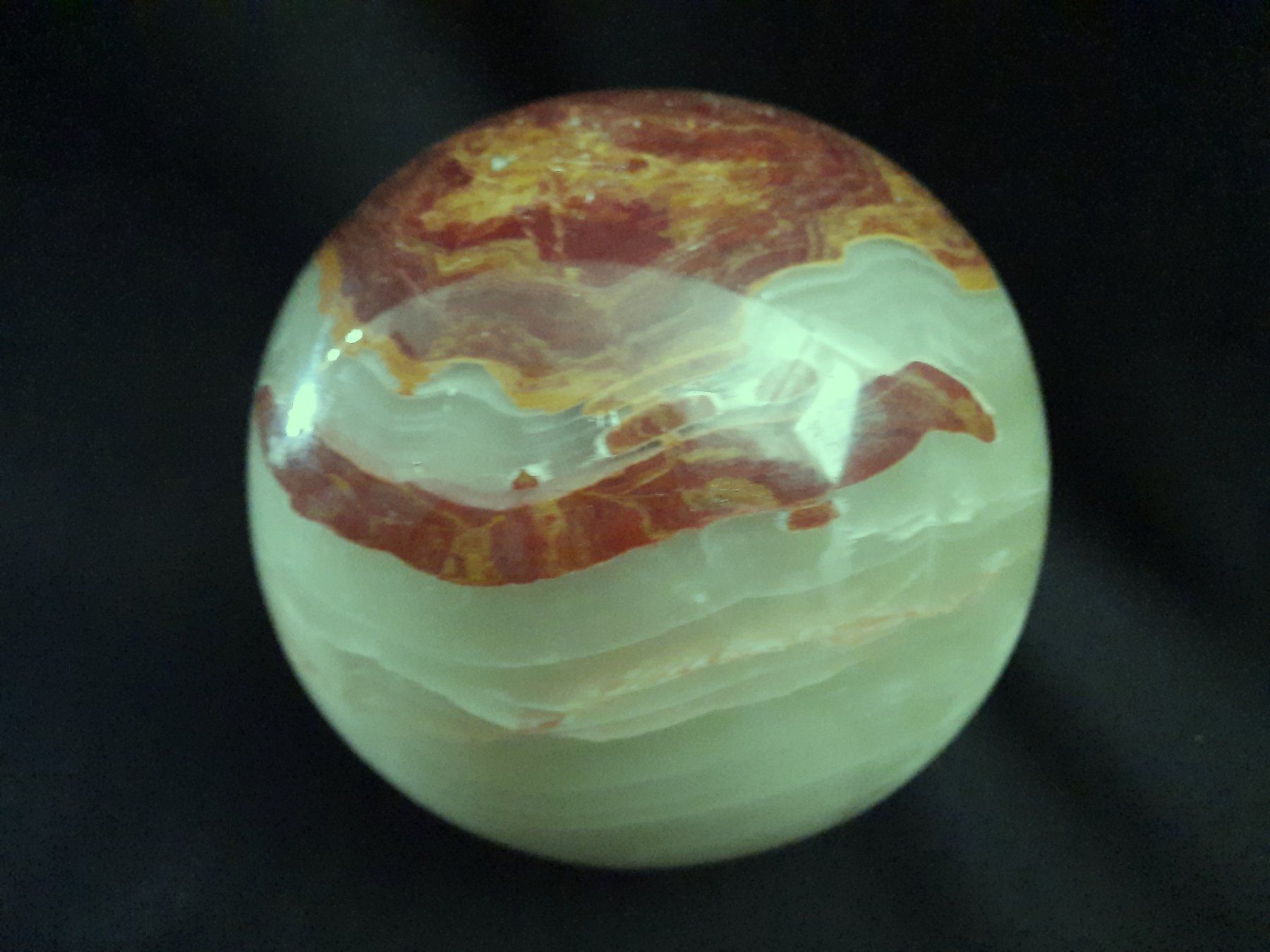 Mineralien & Heilsteine: ONYX-Steinkugel 4.67Kg – Gebraucht aus Beinwil am See von Restwert_Beinwil 6