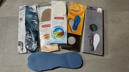 Diverse Einlegesohlen-Sammlung, Grösse 41-45, Neu!