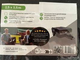 Anhängernetz feinmaschig 2,5 x 3,5 m neu