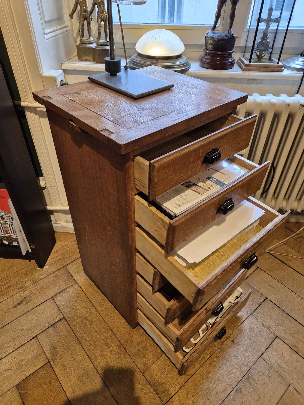 Cassettiere: Vintage Schubladenstock, 1940 – Usato da Basel venduto da Gaianed 8