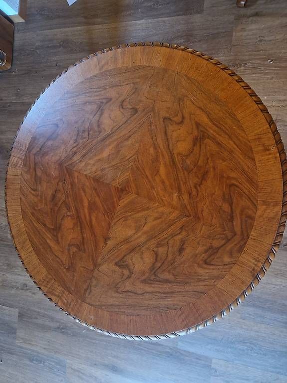 Tische: Table de repas ronde en marqueterie, 90cm – Gebraucht aus marly von col_8kfr 2