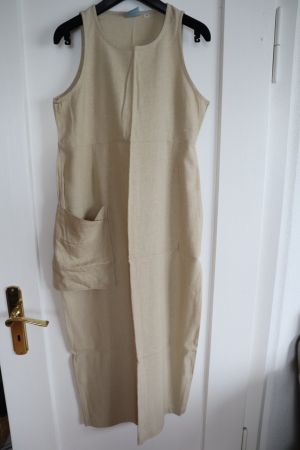 Sommer Kleid / Langes Kleid, De Ville, M / 38, mit Leinen