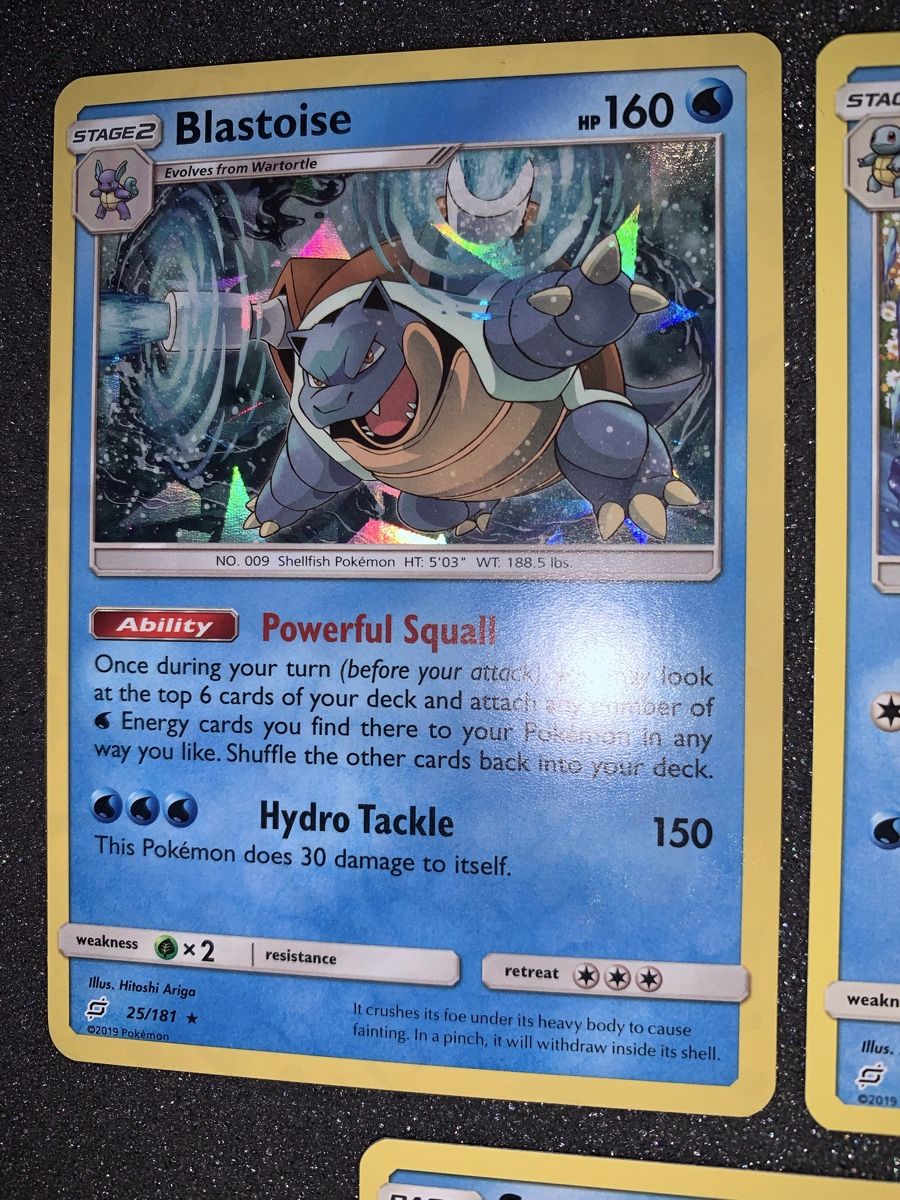 Pokémon Sammelbilder & Trading cards: Ab 1.- Blastoise Holo, Squirtle Wartortle set  – Gebraucht aus Bironico von ars_z6lb 3