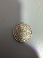 1 Fr. 1939 Münze Silber guter Zustand