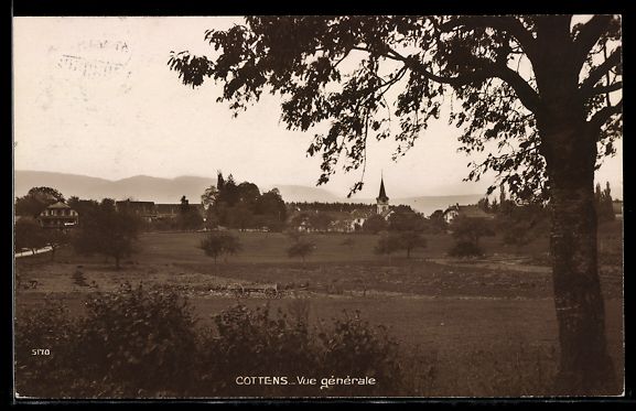 Cartes postales: AK Cottens, Vue générale – D'occasion à Berlin par bartko-reher
