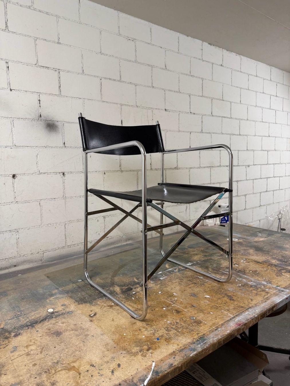 Chaises: klappbare Designer Leder Stühle – D'occasion à Staufen par MARINTSUM 1