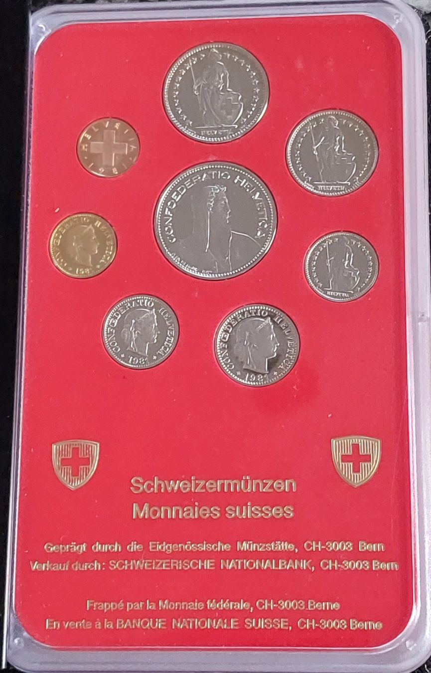Tutti le monete: CH - Münzsatz 1981 pp – Usato da Arch venduto da moneyswiss 2