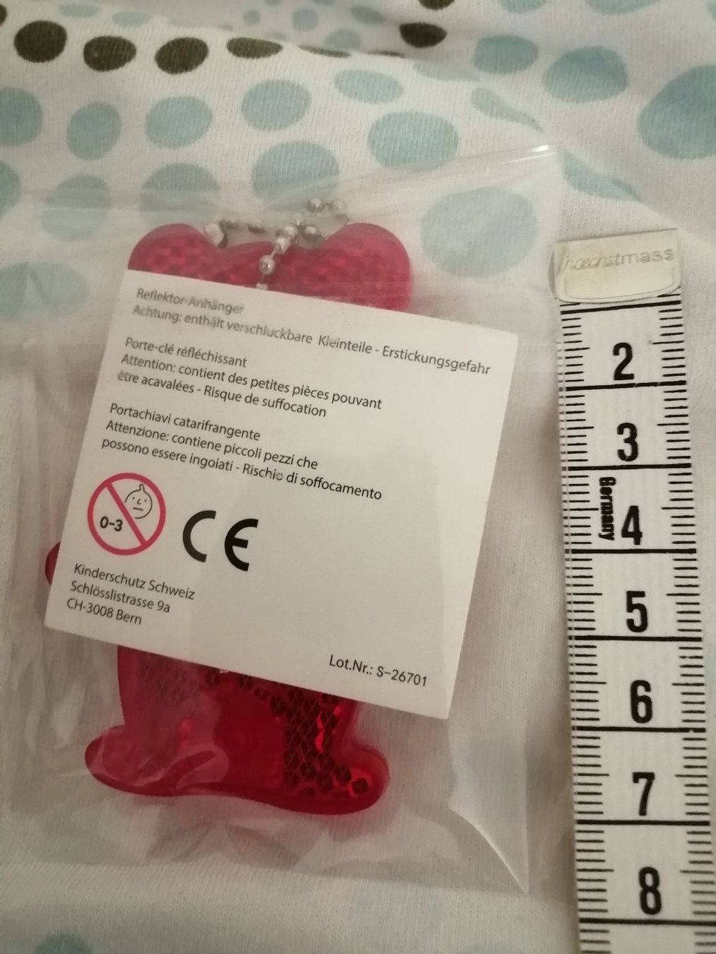 Anhänger: Reflektor-Anhänger, kleines Bärchen – Neu und originalverpackt aus Windisch von mer_6cjk 4