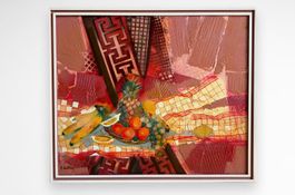 Dekoratives Bild in warmen Farben 59×70 cm
